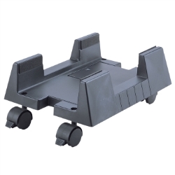 Comfluid CARRELLO PORTA PC IN PLASTICA REGOLABILE WELLY NERO (WPA-90104/B)